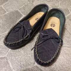 美品】FUNNY ファニー エレファント レザー モカシン シューズ 9