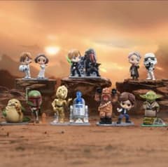 popmartスターウォーズルークダースベイダー R2D2C3POアソートセット