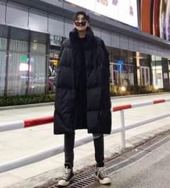 高質新品 ダウンコート 防寒高質 男女兼用羽毛の綿入れ - メルカリ