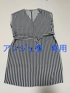 ワンピース　ストライプ　トップス　オールインワンのサムネイル