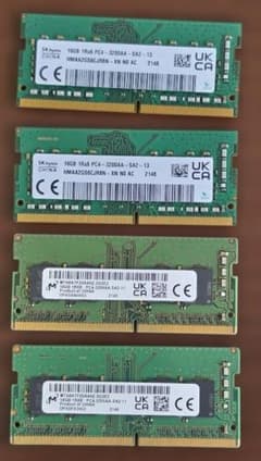 391 4枚セットPC4 DDR4 メモリ16GB 3200AA 合計64GB - メルカリ