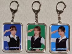 ✱JR Tokai x BEYOOOOONDS Oshi Tabi (Travel for Fans) Commemorative Keychain Set (3 pieces)