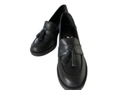 StiL moda】ローファー/革/ブラック/チャンキーヒール/size38 - メルカリ