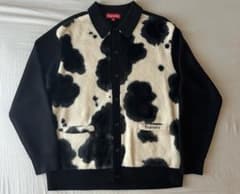 人気】21FW Supreme Cow Print Cardigan Mサイズ - メルカリ