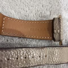 RECLAIRE leather belt beige