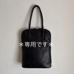 POMTATA FIN VL TOTE クロコブラック ポンタタ トートバッグ - メルカリ