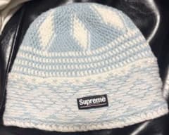 Supreme ニット帽 ビーニー ライトブルーのサムネイル