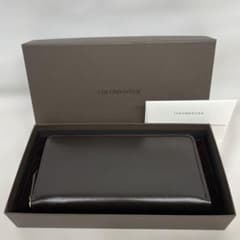 新品 ココマイスター クリスペルカーフ カシウスウォレット ダーク