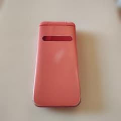 折りたたみ式ピンク携帯電話 KYOCERA au 携帯電話本体 ピンク 京セラ KYF37 動作確認済 - メルカリ