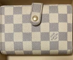 Louis Vuitton ダミエ　アズール 二つ折り財布 がま口のサムネイル