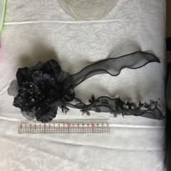 コサージュ　ブラックのサムネイル
