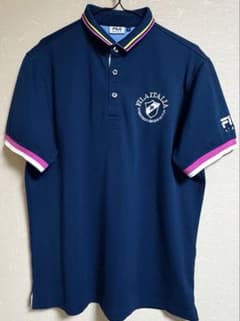 FILA GOLF ポロシャツ ネイビー LLサイズのサムネイル