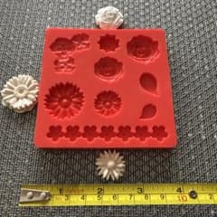 花モチーフ シリコン型 1個のサムネイル