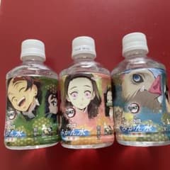 鬼滅の刃　ペットボトル飲料　みかん水　炭治郎　ねずこ　伊之助　3本セットのサムネイル