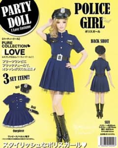 ハロウィンコスプレ　ポリスのサムネイル