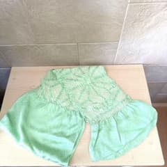 帯揚げ 和装小物 緑 絞り 地紋のサムネイル