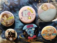 BTS BT21 Pin Badge Set of 6