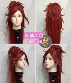 【即購入◎】ツイステ リエーレ 風 セット済み コスプレ ウィッグ 現品発送】ツイステ リエーレ コスプレ ウィッグ セット済み【お急ぎ