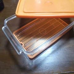 Deluxe Harikware 食品保存容器 3.5L オレンジ蓋 昭和レトロ - メルカリ