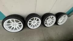 値下げ!バリ溝! ☆work emotion CR 極 18-10.5J 4本☆のサムネイル