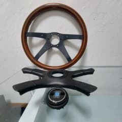 ナルディ　ステアリング　ウッドビンテージ　370mm (当時物) 美品 NARDI ￥送料一律￥ ナルディー クラシック ウッド ポリッシュ