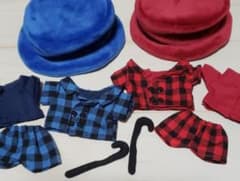 東方神起 小人神起 ぬいぐるみコスチューム赤&青のサムネイル