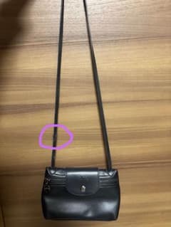 完売品✨XTRA】ロンシャン ショルダーバッグ 黒 レザー 人気 希少 