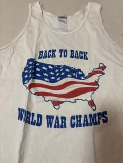 GILDAN アメリカ国旗 タンクトップ 古着のサムネイル