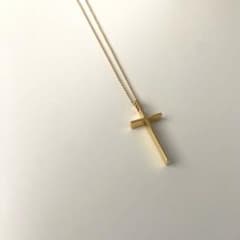 ☆TIFFANY&Co. ティファニー　K18YGクロスネックレス　750☆のサムネイル