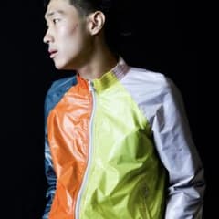 ラップスタア ICHIRO着用 A.P.C ナイロンジャケット マルチカラー 