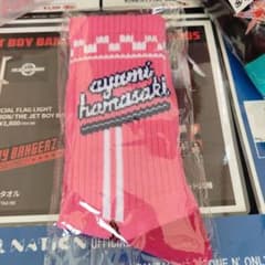 浜崎あゆみ 新品　完売 10/4 a-nation ソックス 22cm〜 ピンク