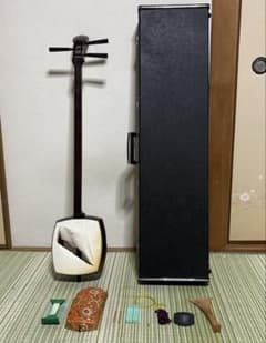 三味線　和楽器　バチ　撥　弦　駒　楽器　東さわり 三味線 和楽器 東さわり バチ 撥 弦 駒 ハードケース 弦楽器 - メルカリ