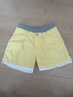 MPS キッズ ハーフパンツ 130 イエロー ドット柄のサムネイル