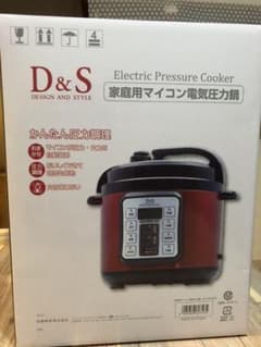 家庭用マイコン電気圧力鍋　D&S  新品未使用　圧力鍋のサムネイル