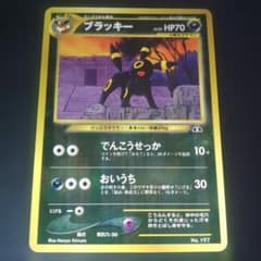 S*u様 ポケモンカード　旧裏　ブラッキー プレミアムファイルのサムネイル
