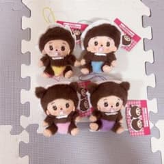 【新品タグ付き】ベビチッチマスコット　4種セット♡ROUND1限定　モンチッチのサムネイル
