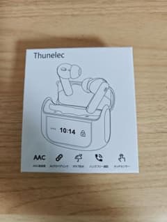 Thunelec U9 完全ワイヤレスイヤホン 本体 ライトグレーのサムネイル