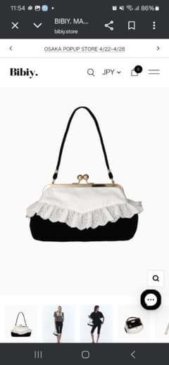 Bibiy SABRINA LACE BAG がま口バッグ メタルフレーム 新品 - メルカリ