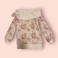 希少　LIZLISA 店舗限定花柄トップス レア 希少 LIZ LISA 花柄 オフショルダー 長袖 トップス - メルカリ
