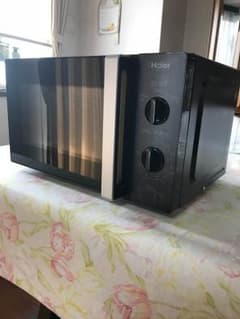 新品 未使用 最新ハイアール電子レンジ  ブラックのサムネイル