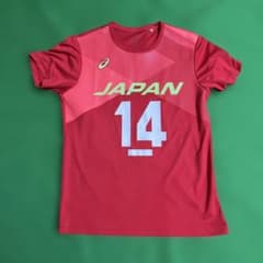 asics バレーボール 日本代表 シャツ ISHIKAWA 14 - メルカリ