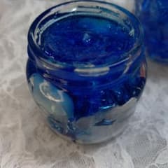 ハンドメイド ジェルキャンドル ブルーのサムネイル