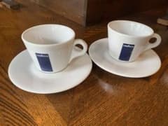 Lavazza ラバッツァ カップ＆ソーサー 2客 イタリア製のサムネイル