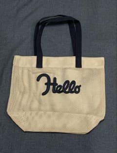 ☆*様 LUDLOW ラドロー メッシュトートバッグ 'Hello' ハンバーガ LUDLOW ラドロー Hello メッシュトートバッグ トート - メルカリ