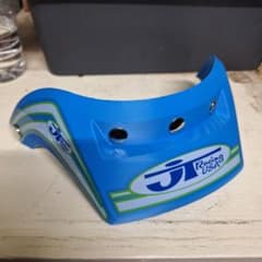 アライMXスピリッツカスタムJTシール付きバイザープラスチック品 青色