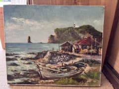 佐伯与吉郎 油絵 - メルカリ