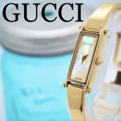 561 GUCCI グッチ時計 レディース ゴールド バングル 1500 希少 - メルカリ