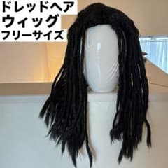 ドレッド フルウィッグ かつら レゲエ コスプレ 余興 パイレーツ フリーサイズのサムネイル