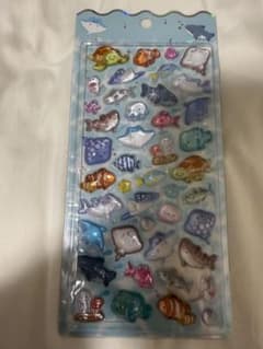 【新品】ボンボンドロップシール 海水魚 水族館 なみなみ 限定のサムネイル