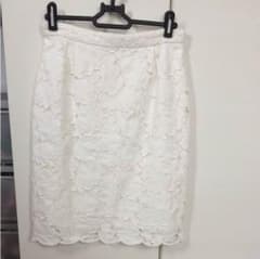 ミッシュマッシュ  レース スカート 白のサムネイル